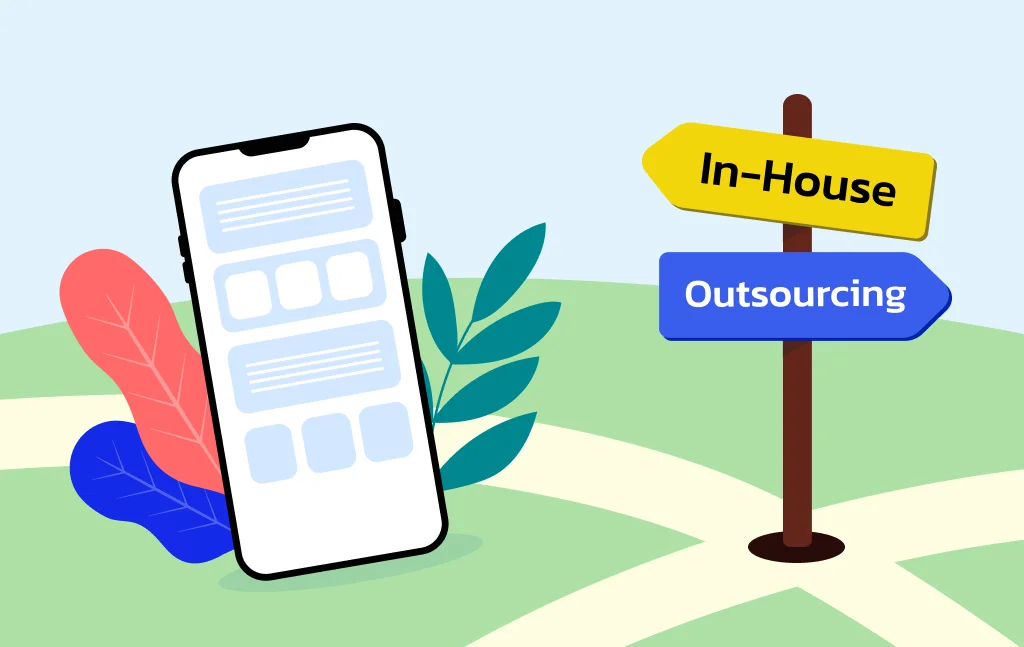 In-hHouse vs outsourcing in mobile app development