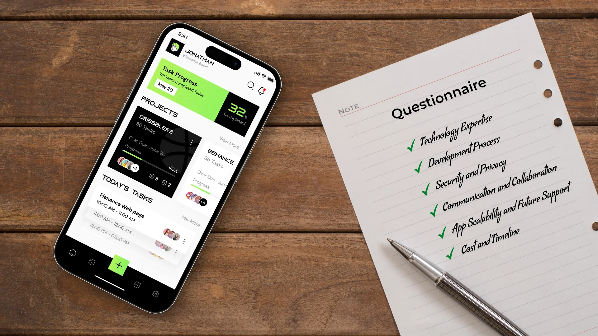 app development client questionnaire