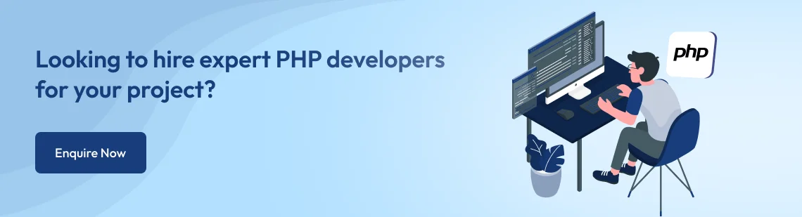 PHP developer banner