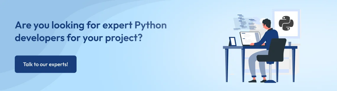 hire python developers cta
