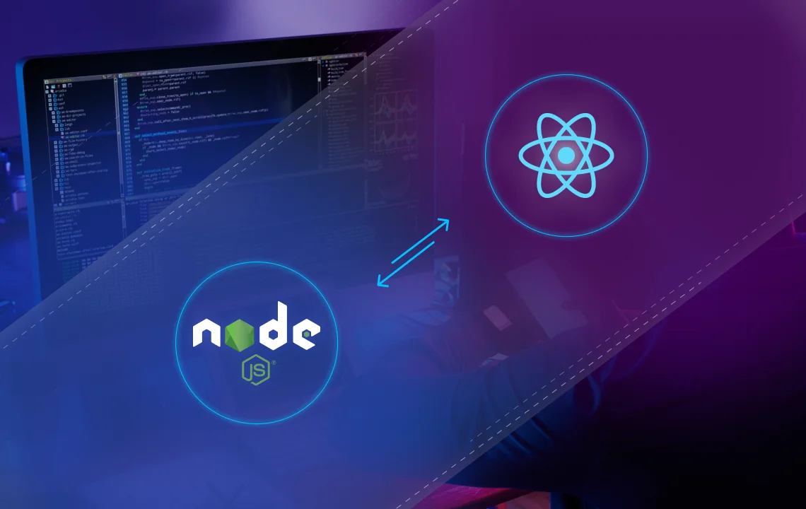 react and nodejs