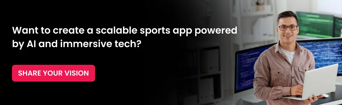 Sports app CTA