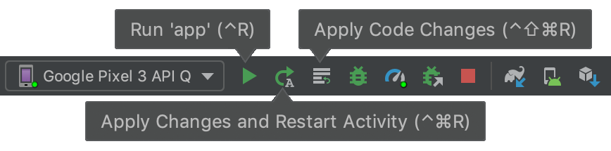 Apply changes