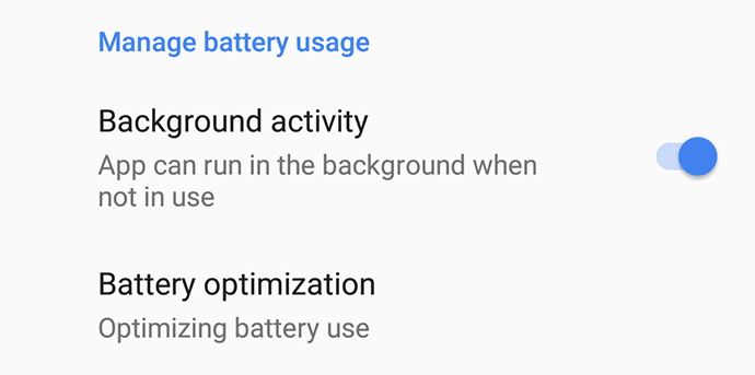 battery life