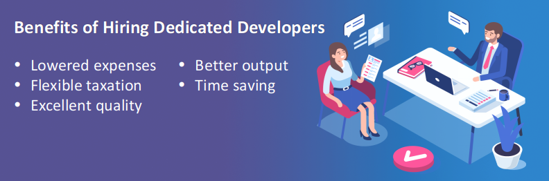 benefits of hiring dedicated developers