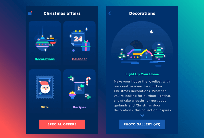 christmas features