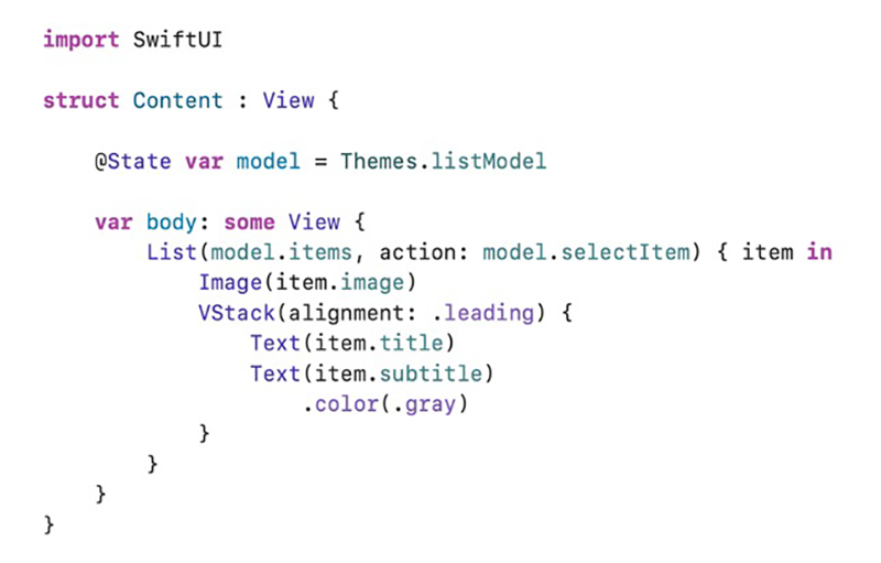 example syntax