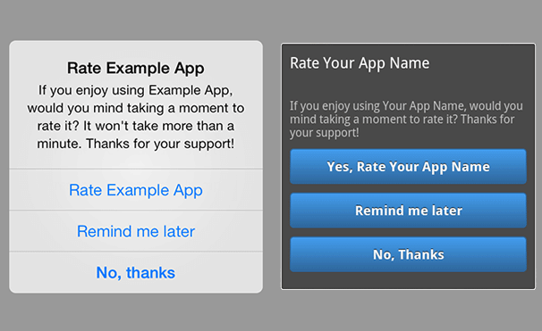 external rating prompt