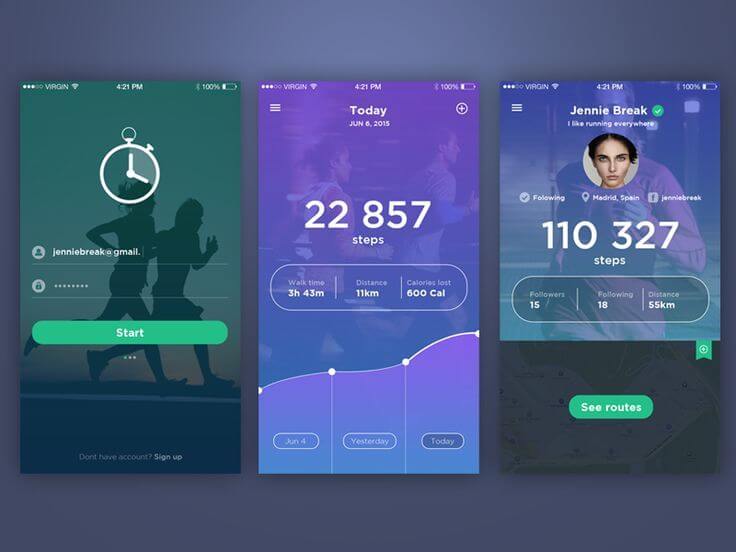 fitness tracking app