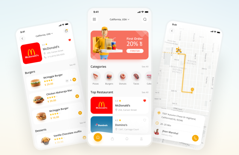 food delivery app