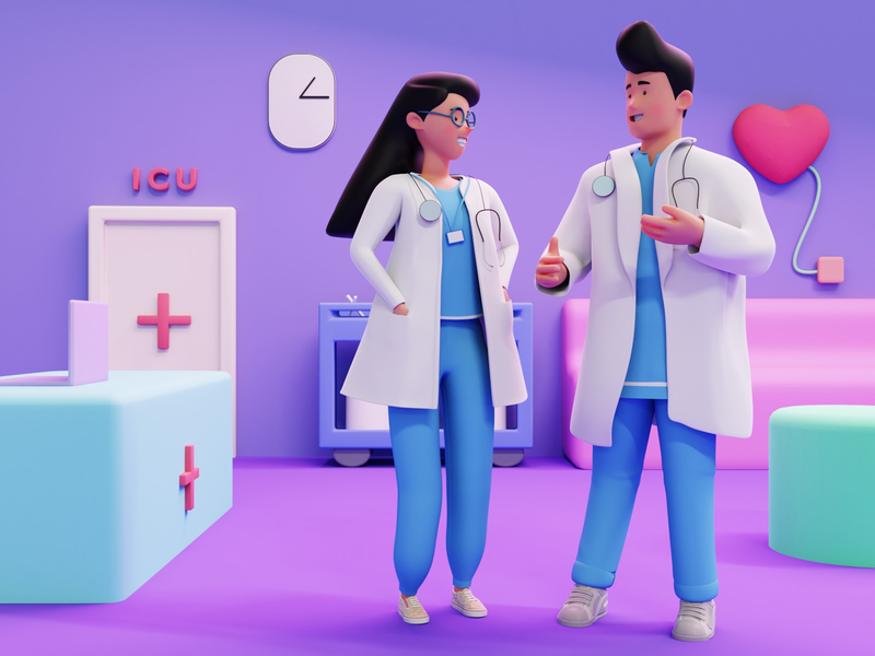 Healthcare 3D Illustration