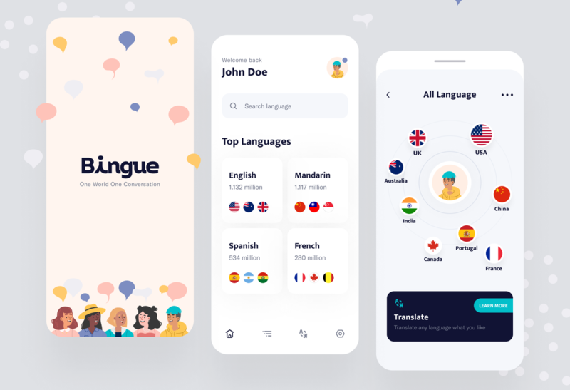 Language learning app