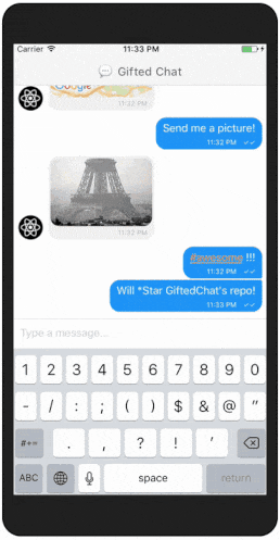 React Native Gifted Chat