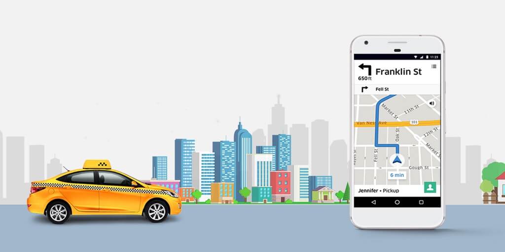 taxi app development