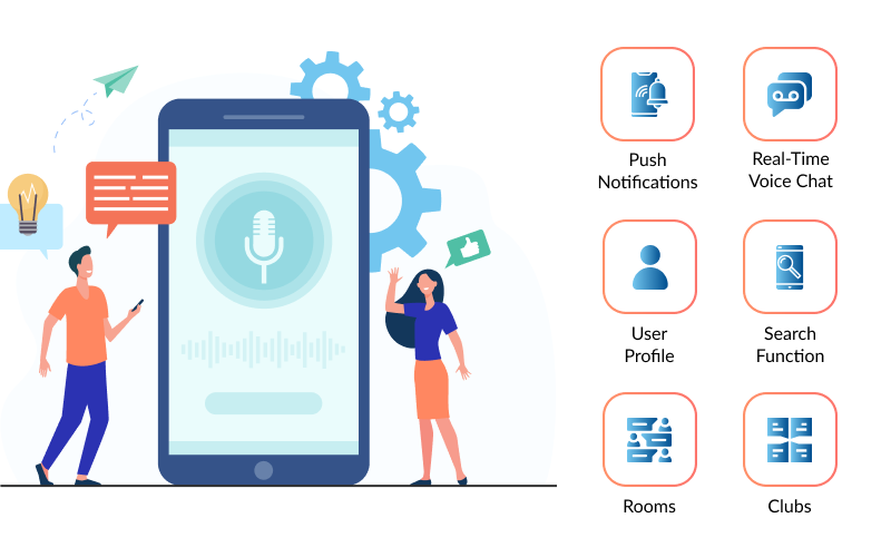 Voice chat app features