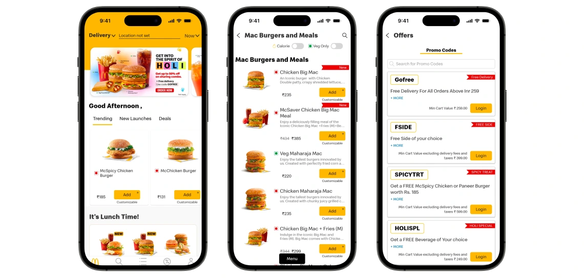 McDonald's mobile app