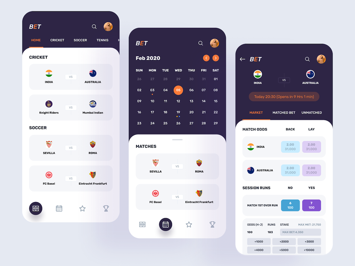 Bet App Design