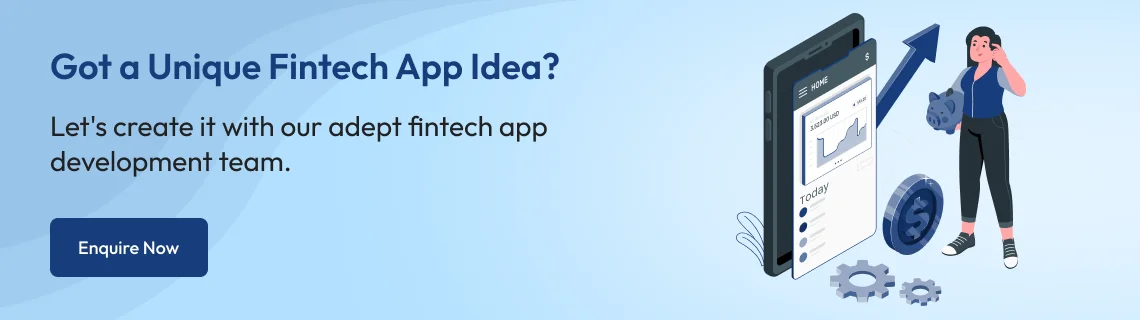 Fintech app idea banner