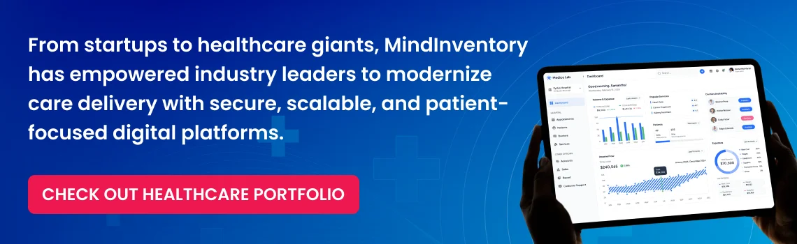 startups to healthcare giants case study cta