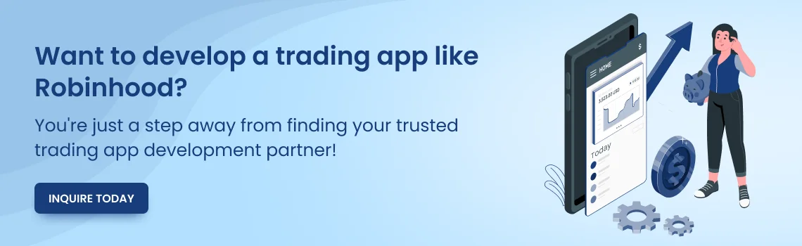 Stock Trading App Development banner