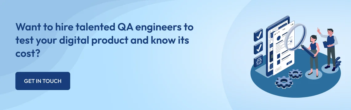 Software quality engineers banner