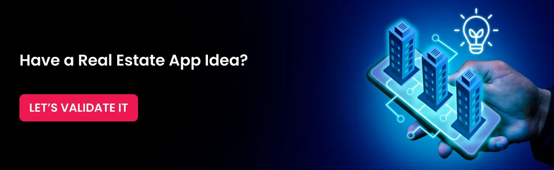 real estate app idea cta