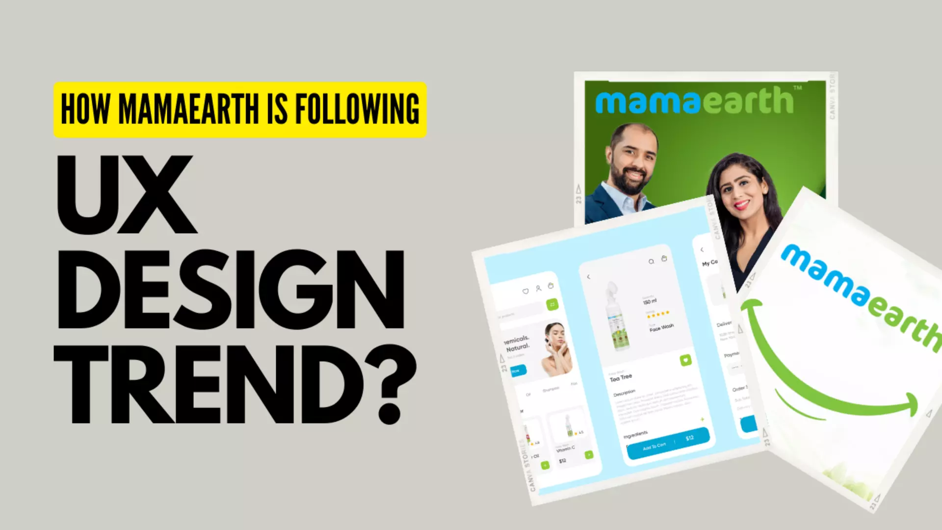 How is Mamaearth Following UX Design Trend