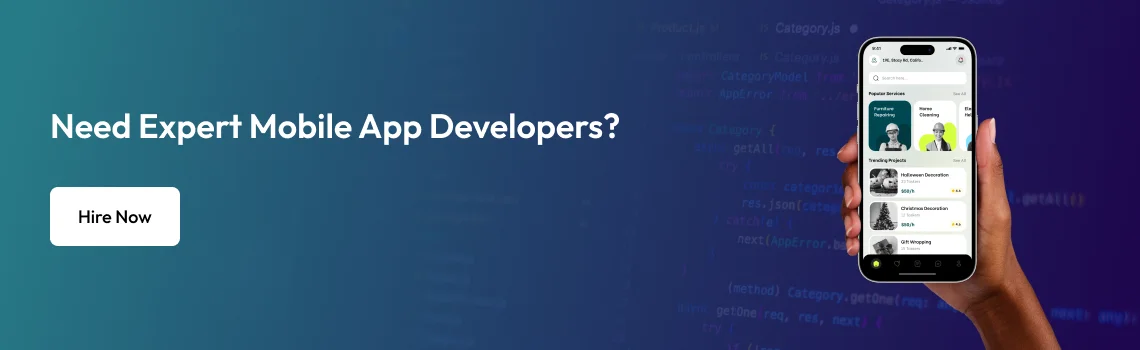 Expert Mobile App Developers banner