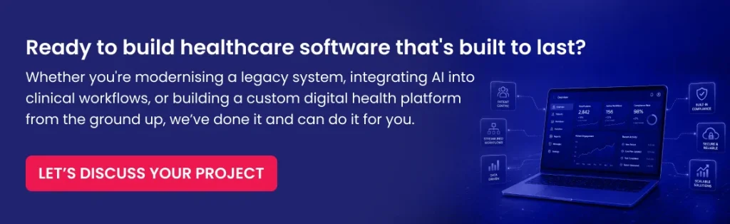 ready to build healthcare software cta