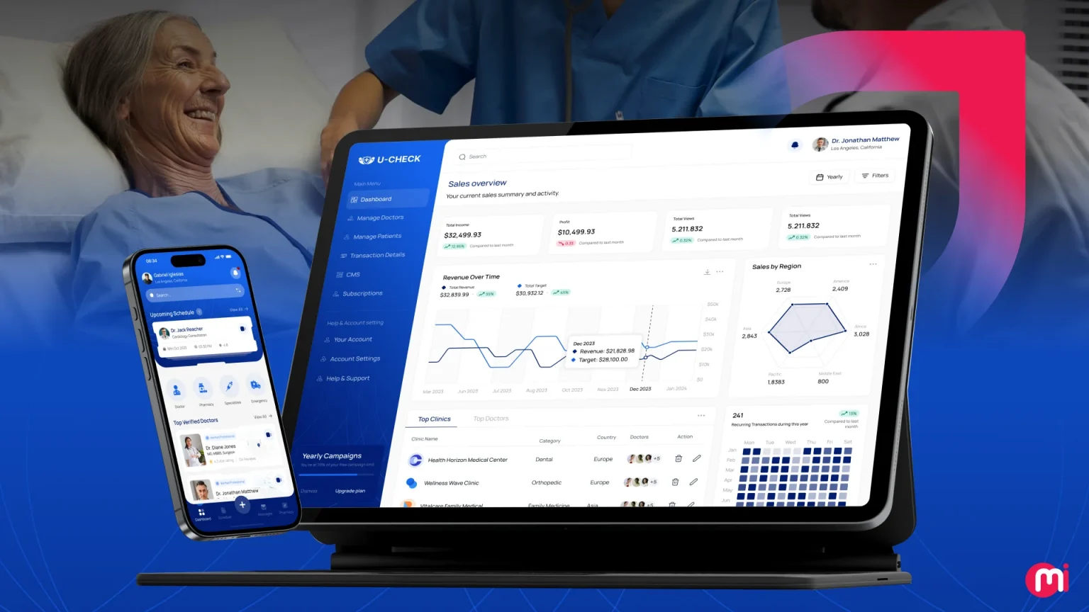 Hospital Software Dashboard