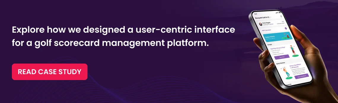 explore how we designed a user centric interface cta