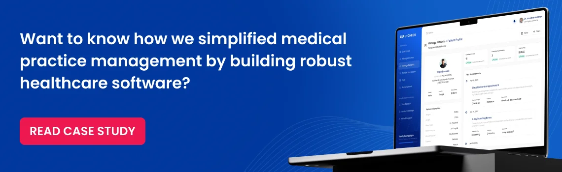 robust healthcare software case study cta