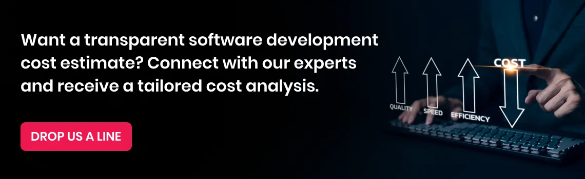 transparent software development cost estimate cta