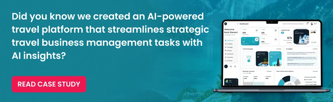 ai powered travel platform case study cta