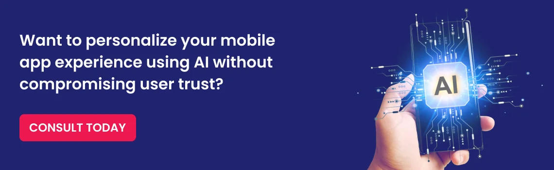 personalize your mobile app experience using ai cta