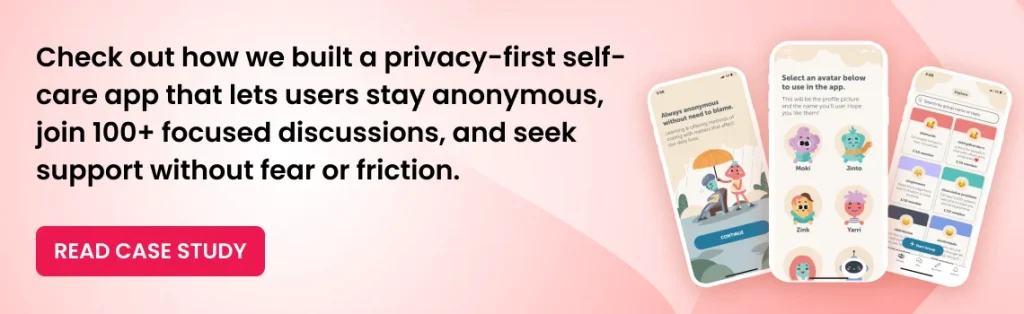 self care app case study cta