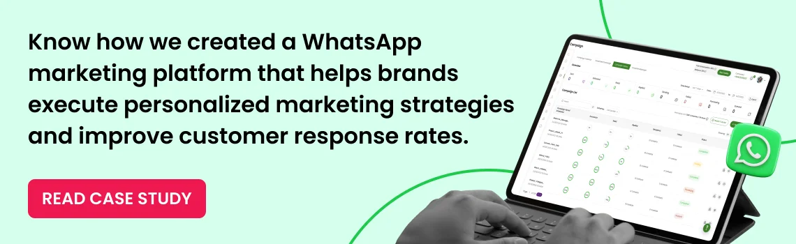 whatsapp marketing platform case study cta