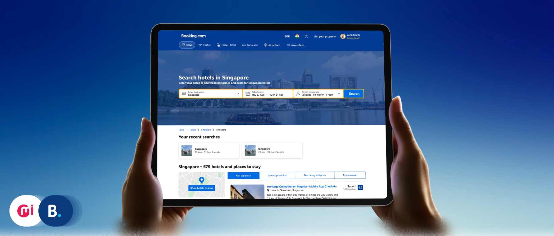 Booking.com Singapore Real-Time Room Availability Sync Hero Banner