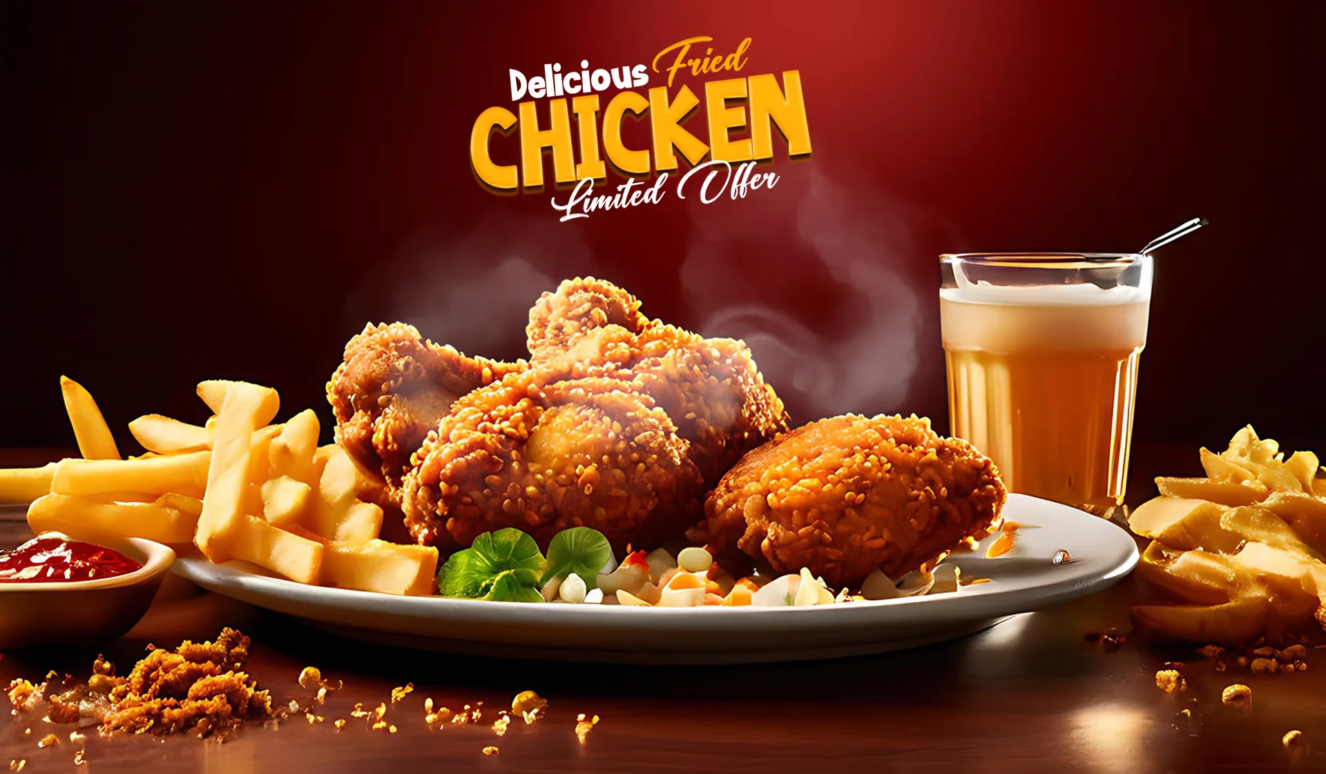 KFC Chicken Banner