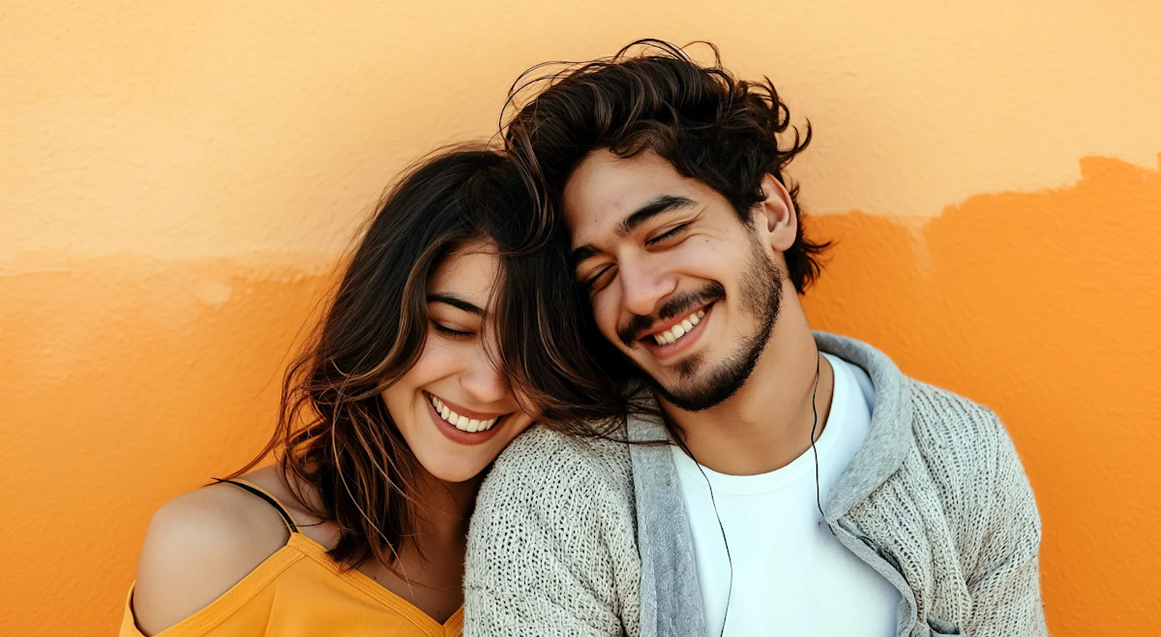 Happy Couple Using Lovejeck