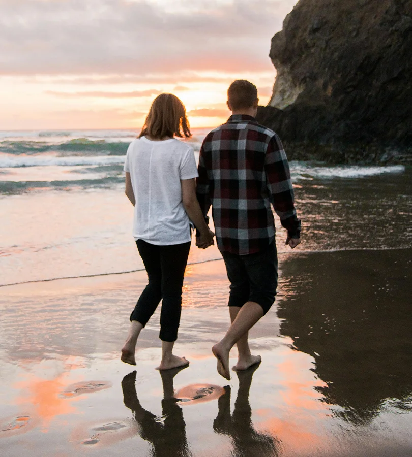 Couple on beach