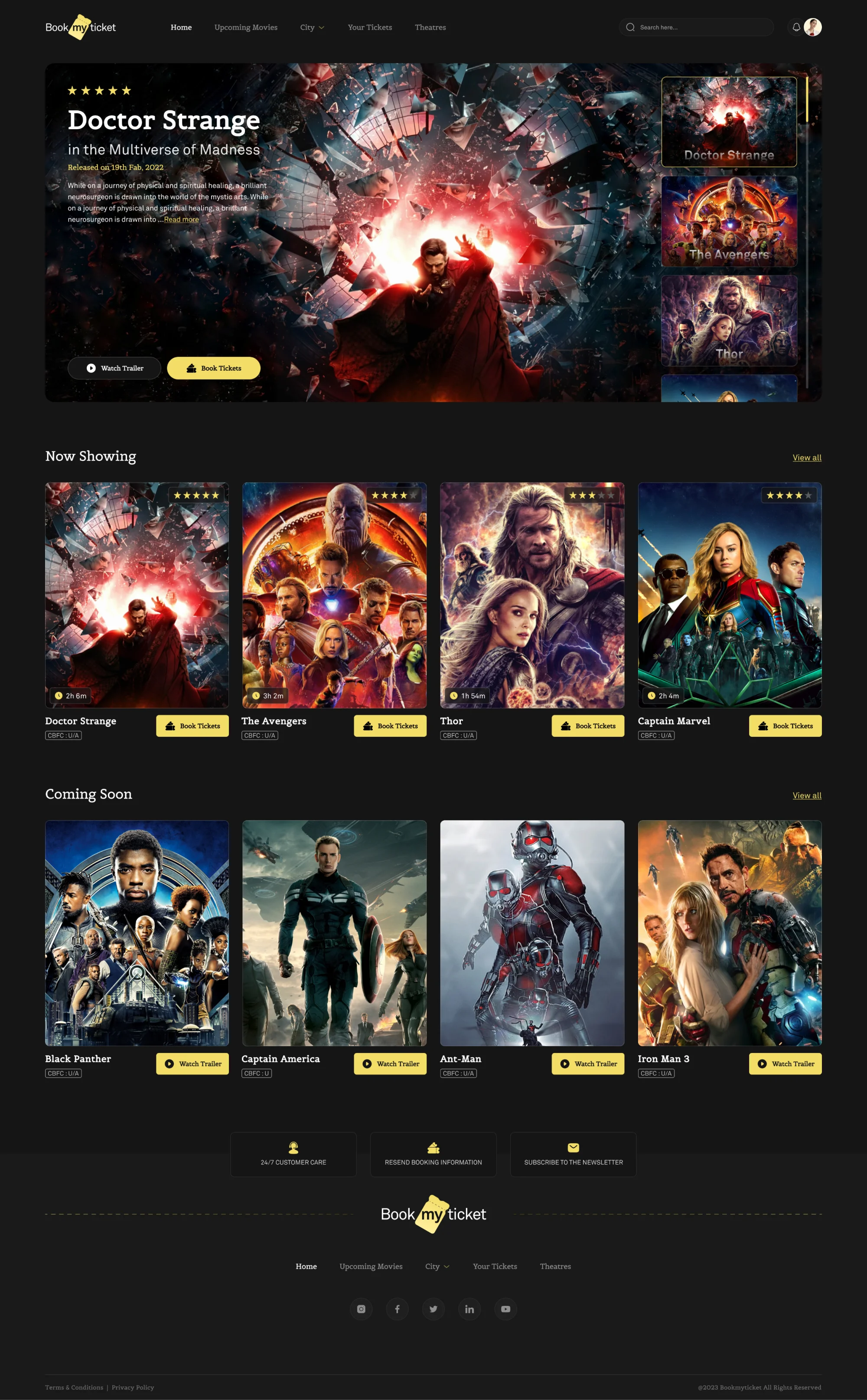 homescreen web