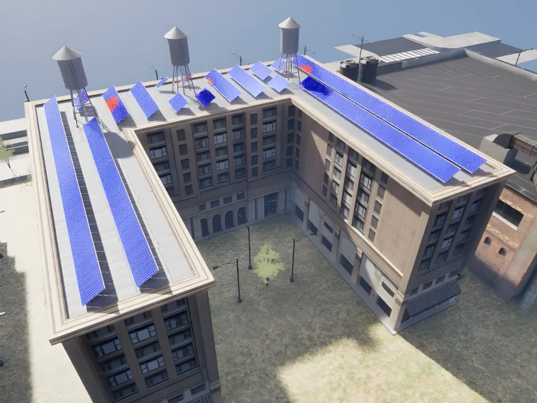 Digital twin for solar farm operations