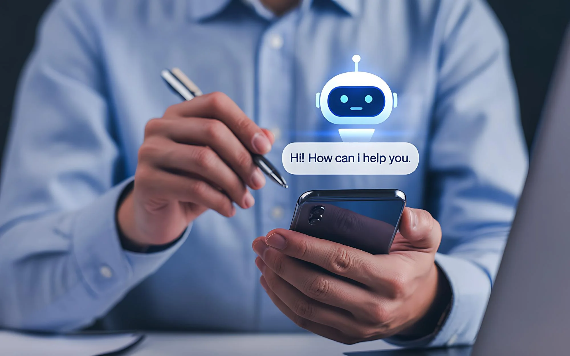 WE WILL TELL YOU WHEN IT IS NOT A CHATBOT.