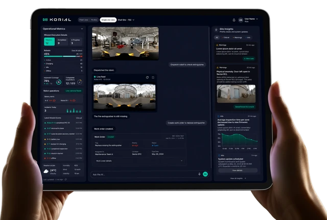 Korial - industrial AI and robotics case study preview