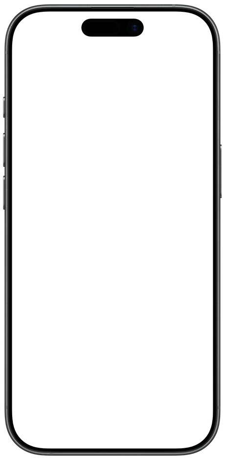 Smartphone displaying a mobile app interface