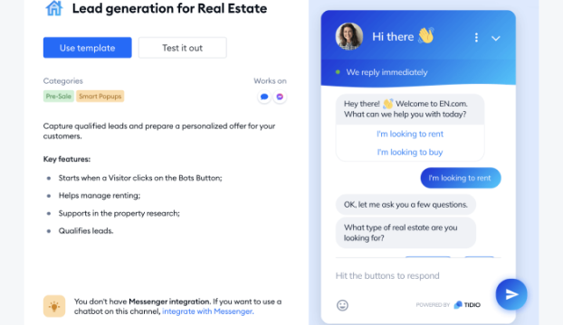 chatbot assistant for real estate queries