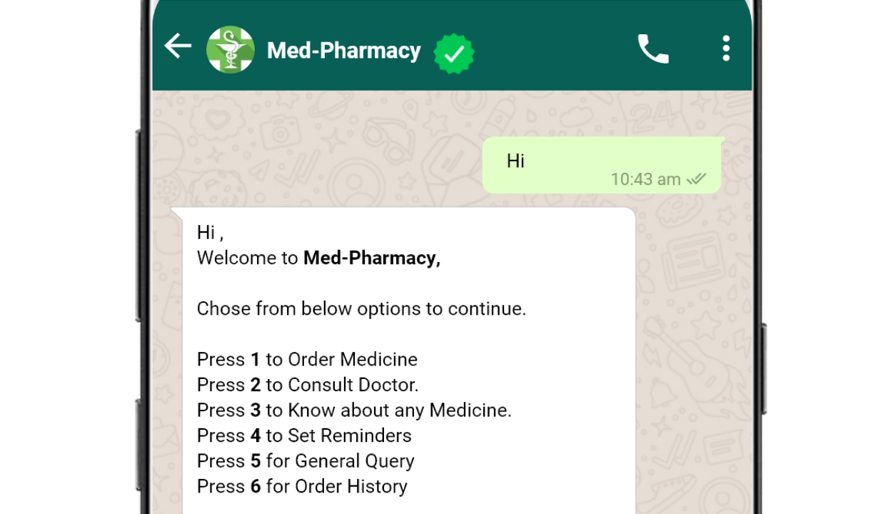 pharmacy chatbot services